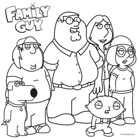 family guy coloring pages|Family Guy Coloring Pages